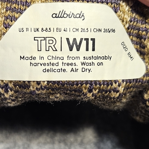 Allbirds Sz 11 Limited Edition The Met 150 TreeRunner Shoes NWOB Van Gogh Olive - Picture 9 of 12